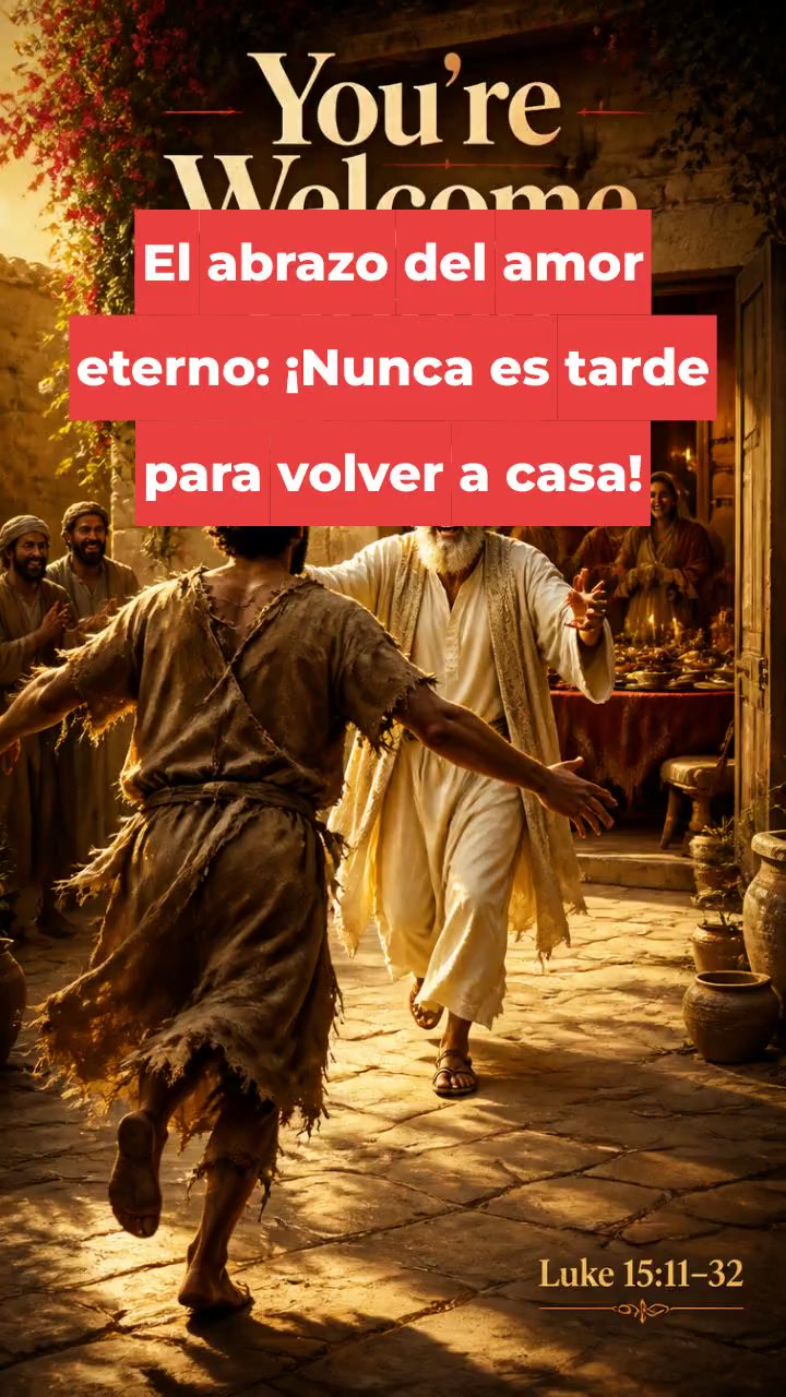 El abrazo del amor eterno: ¡Nunca es tarde para volver a casa!