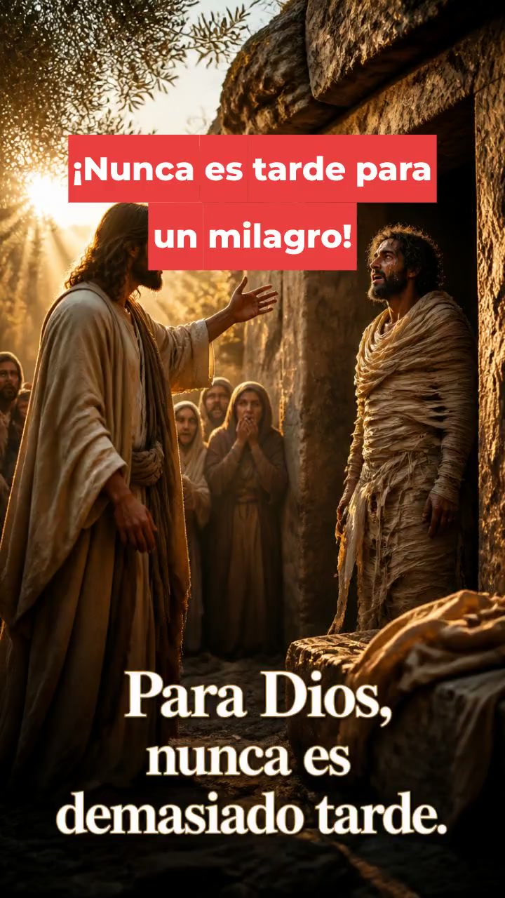 ¡Nunca es tarde para un milagro!