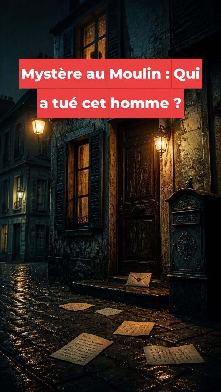 Mystère au Moulin : Qui a tué cet homme ?