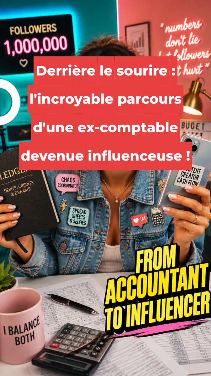 Derrière le sourire : l'incroyable parcours d'une ex-comptable devenue influenceuse !