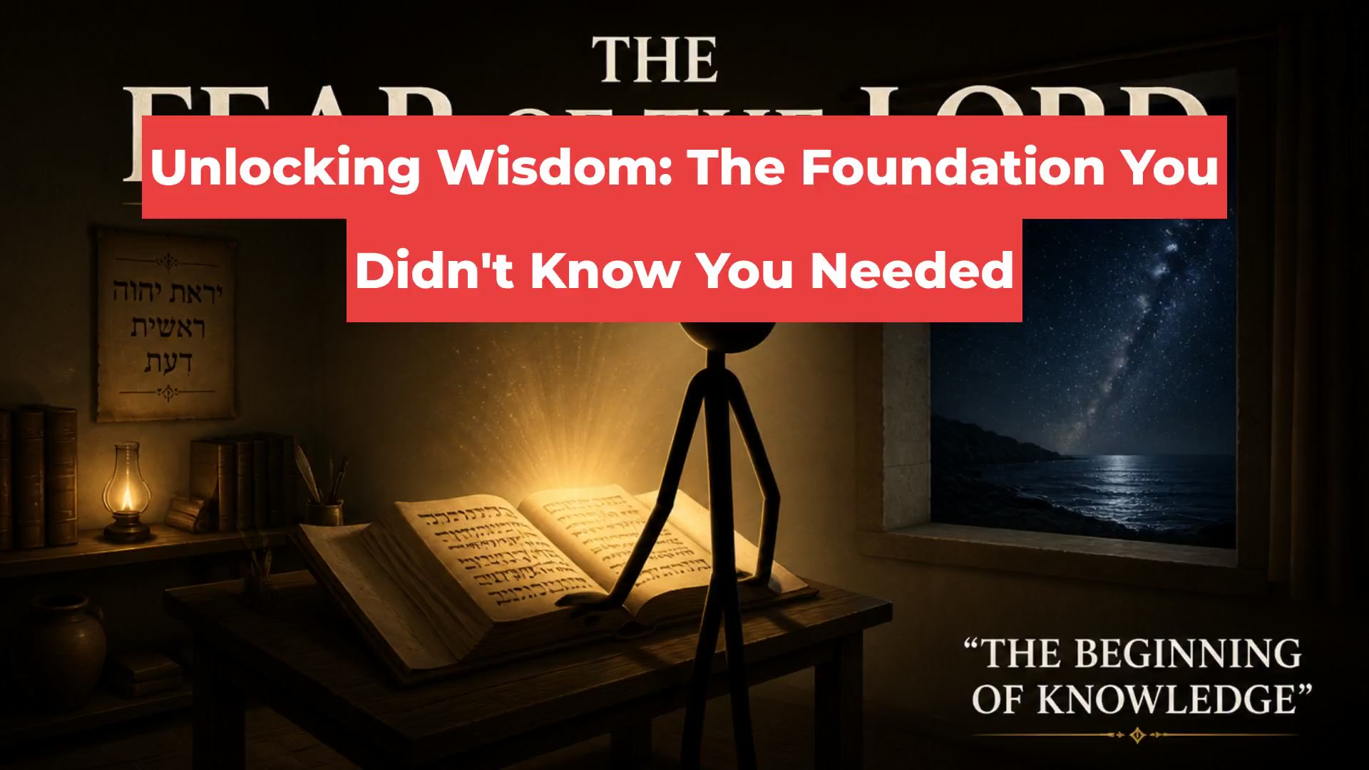 Unlocking Wisdom: The Foundation You Didn't Know You Needed