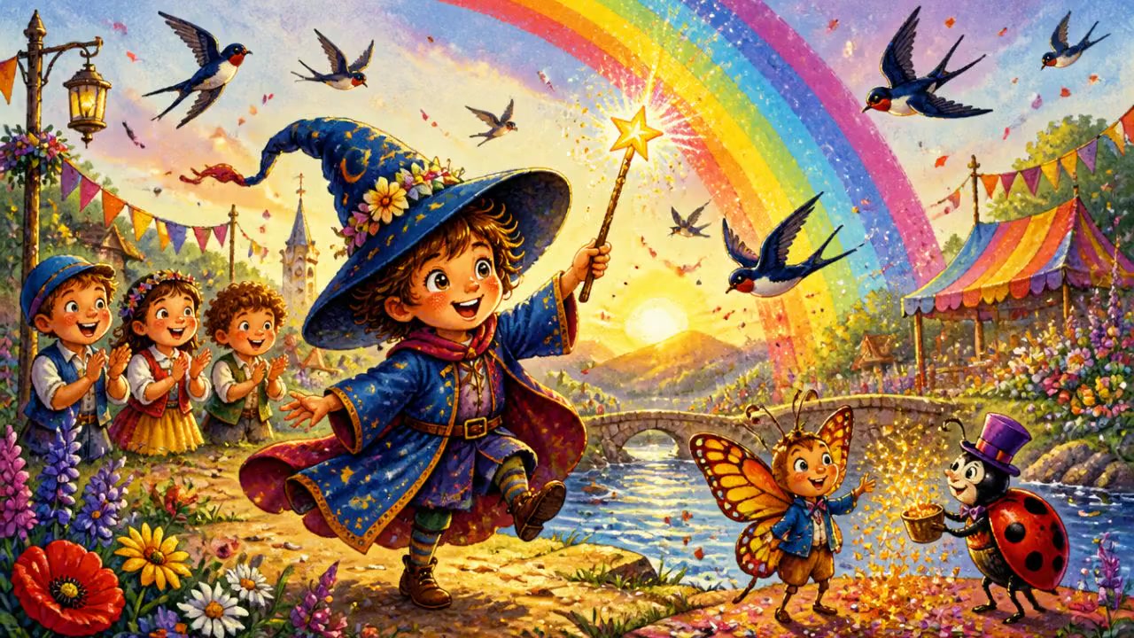Le Petit Sorcier et la Magie des Couleurs