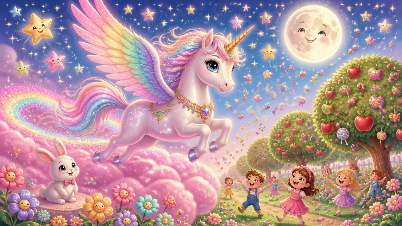 La magie d'une licorne enchantée!