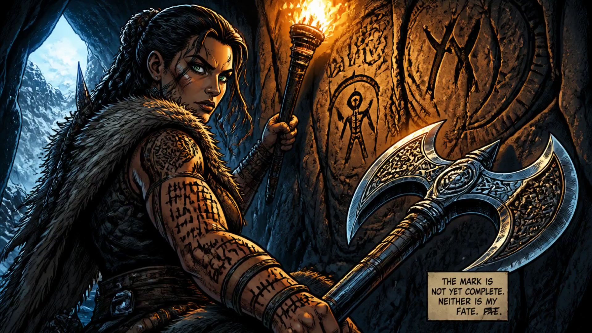 The Ink of Destiny: A Warrior's Final Hunt
