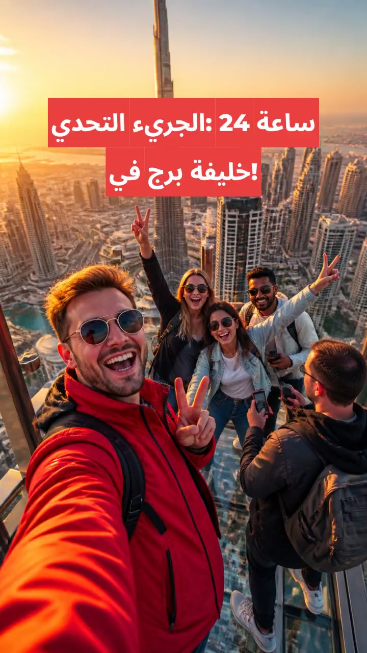 التحدي الجريء: 24 ساعة في برج خليفة!