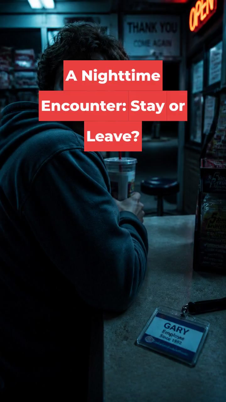 A Nighttime Encounter: Stay or Leave?