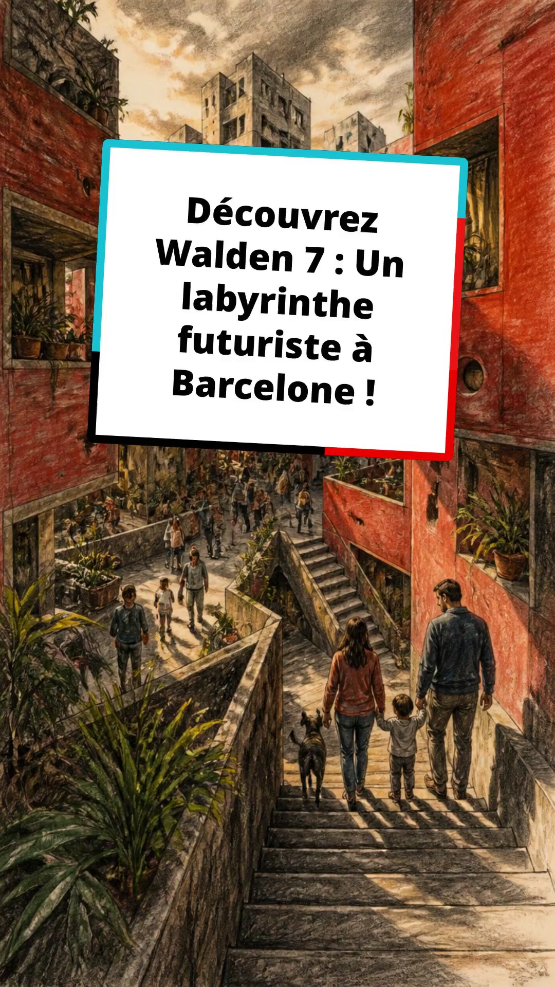 Découvrez Walden 7 : Un labyrinthe futuriste à Barcelone !