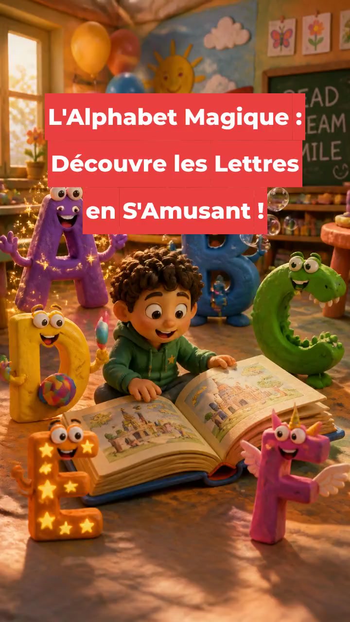 L'Alphabet Magique : Découvre les Lettres en S'Amusant !