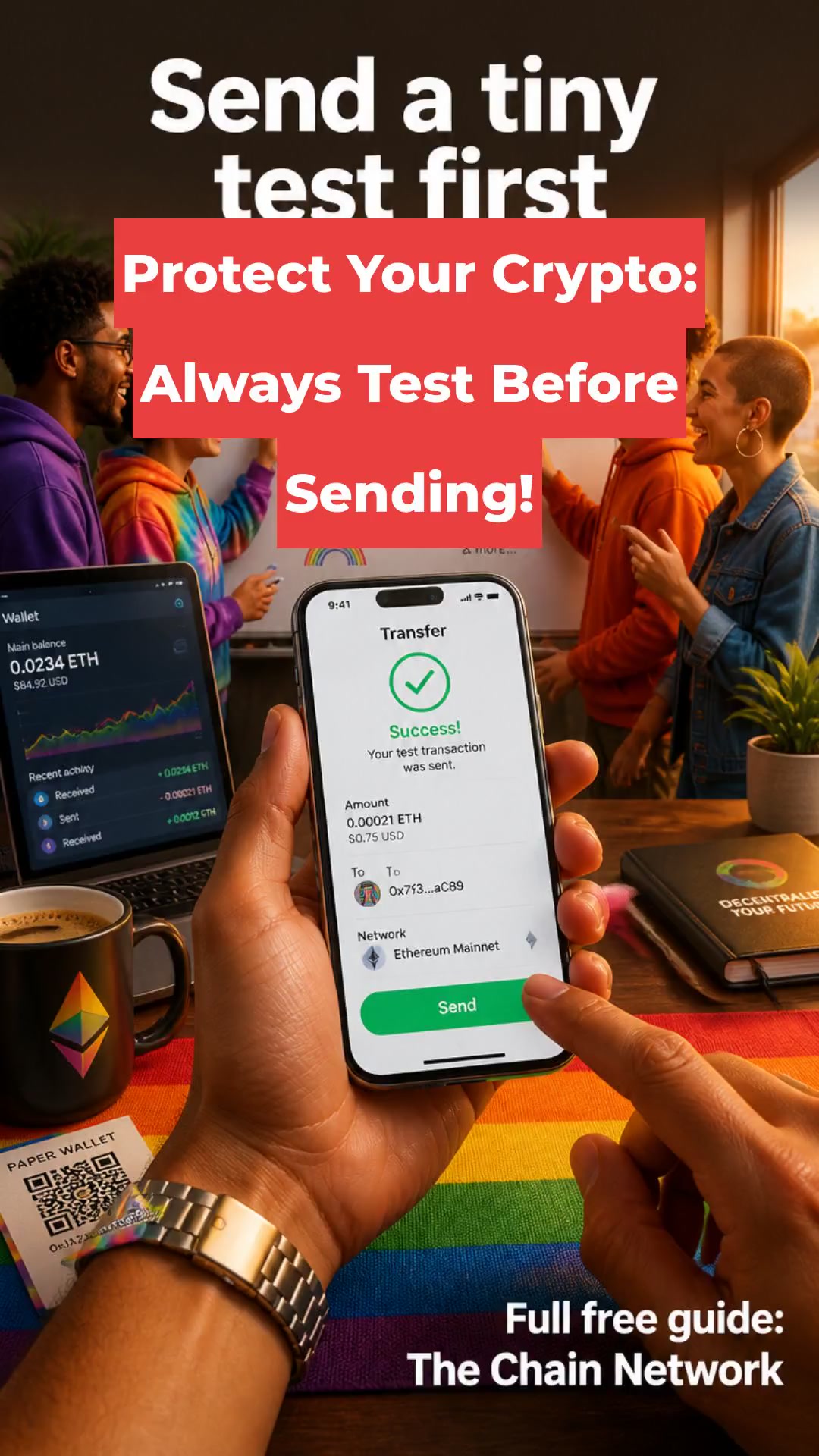 Protect Your Crypto: Always Test Before Sending!