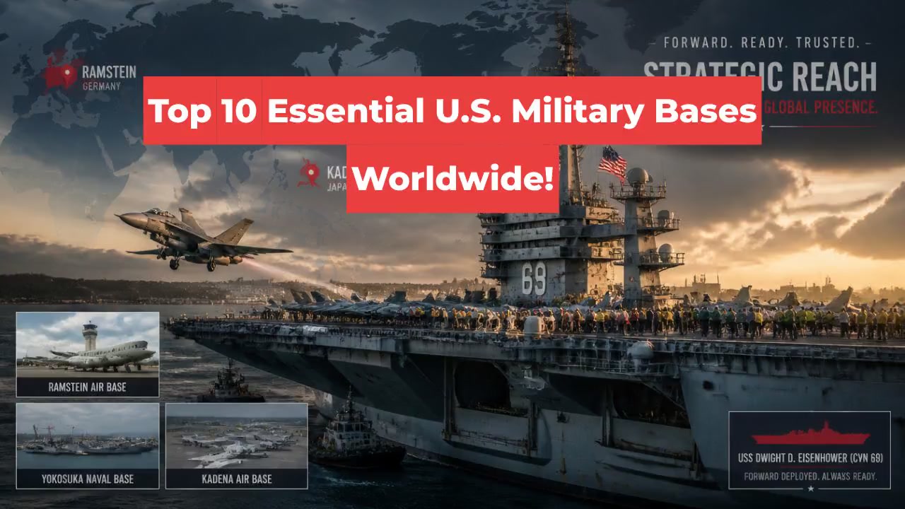 Top 10 Essential U.S. Military Bases Worldwide!