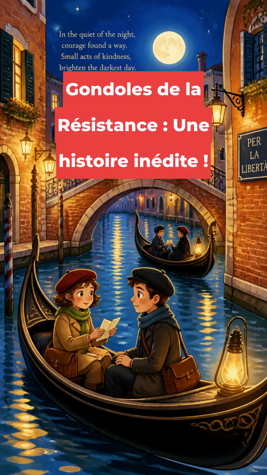 Gondoles de la Résistance : Une histoire inédite !