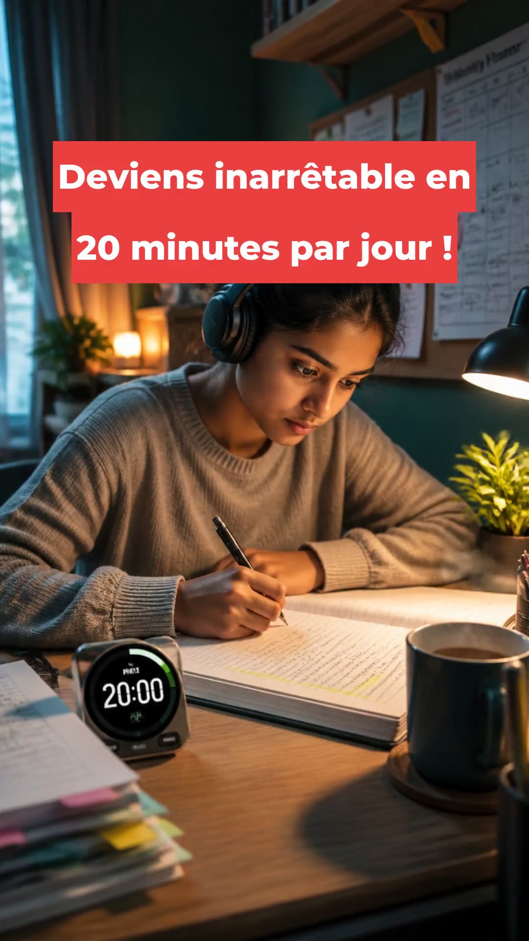 Deviens inarrêtable en 20 minutes par jour !