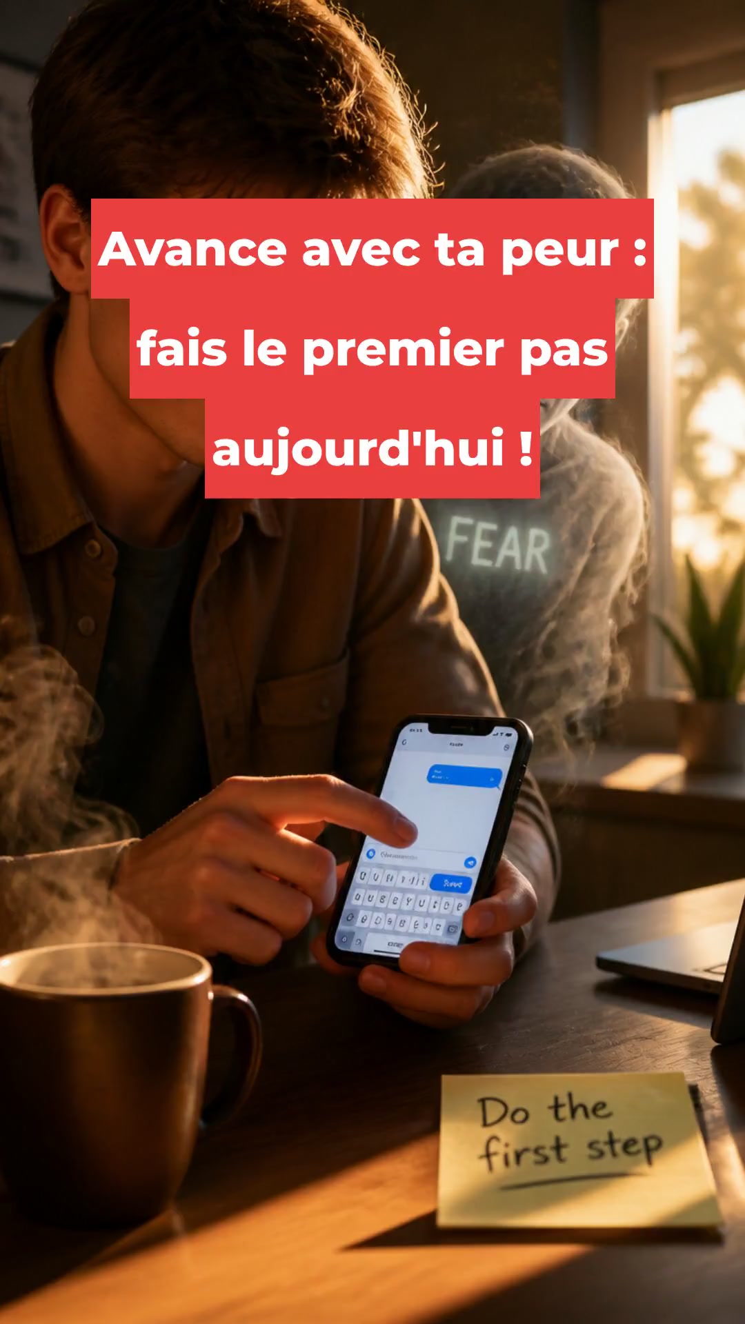 Avance avec ta peur : fais le premier pas aujourd'hui !