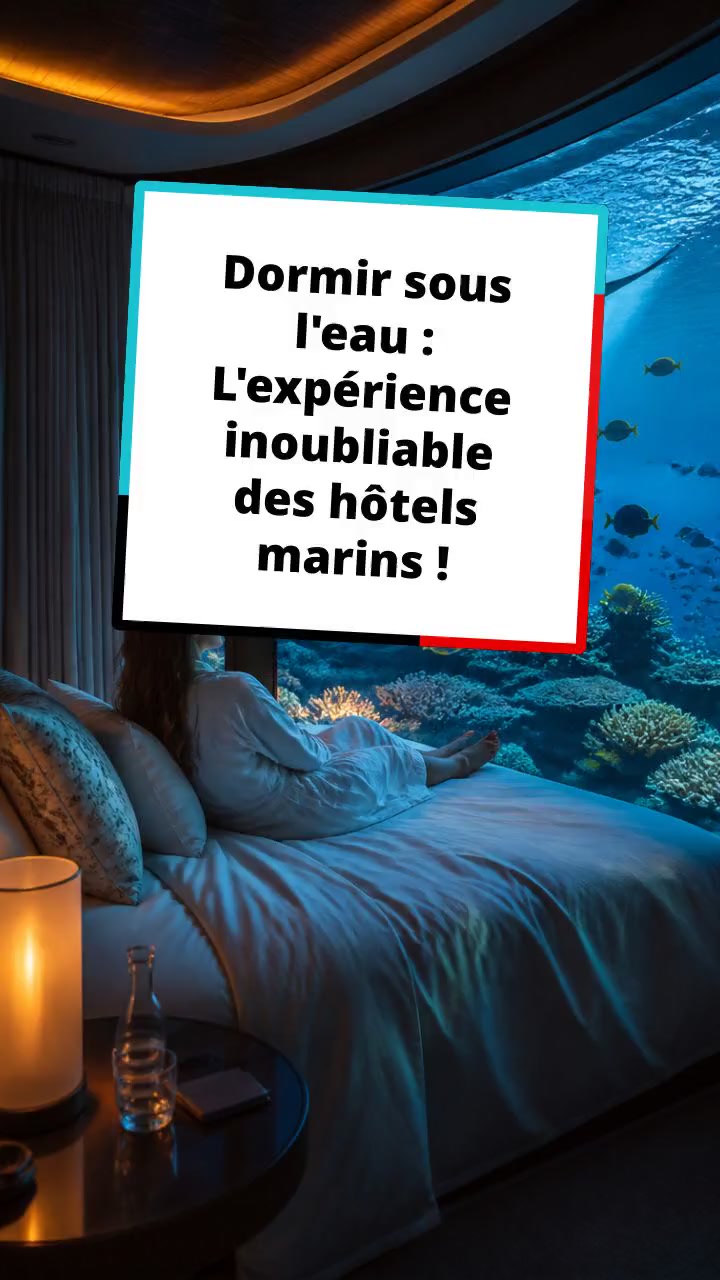Dormir sous l'eau : L'expérience inoubliable des hôtels marins !