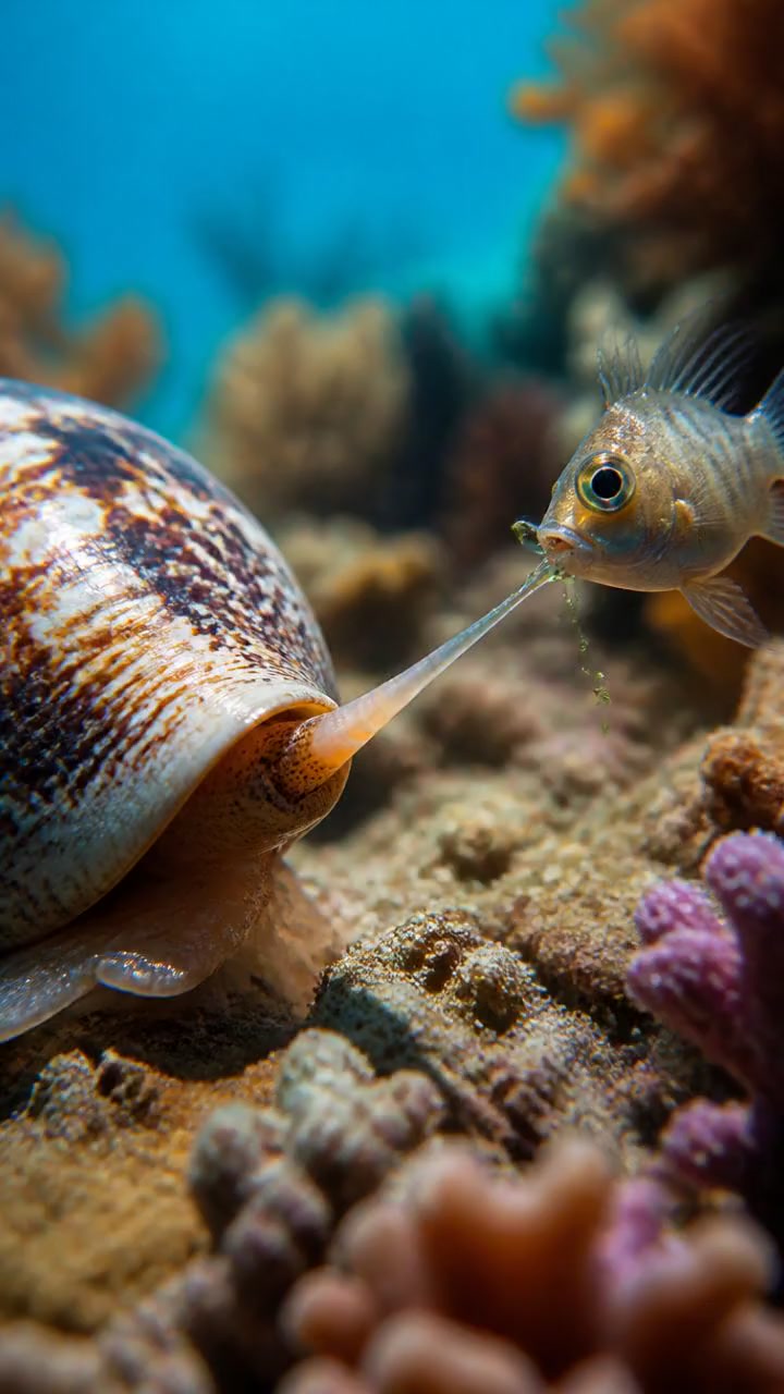 This snail shoots harpoons!