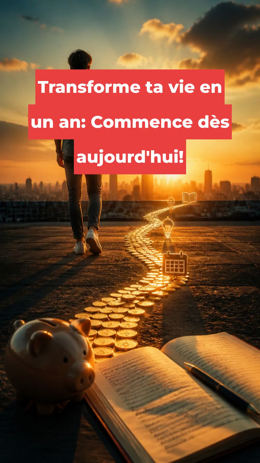 Transforme ta vie en un an: Commence dès aujourd'hui!