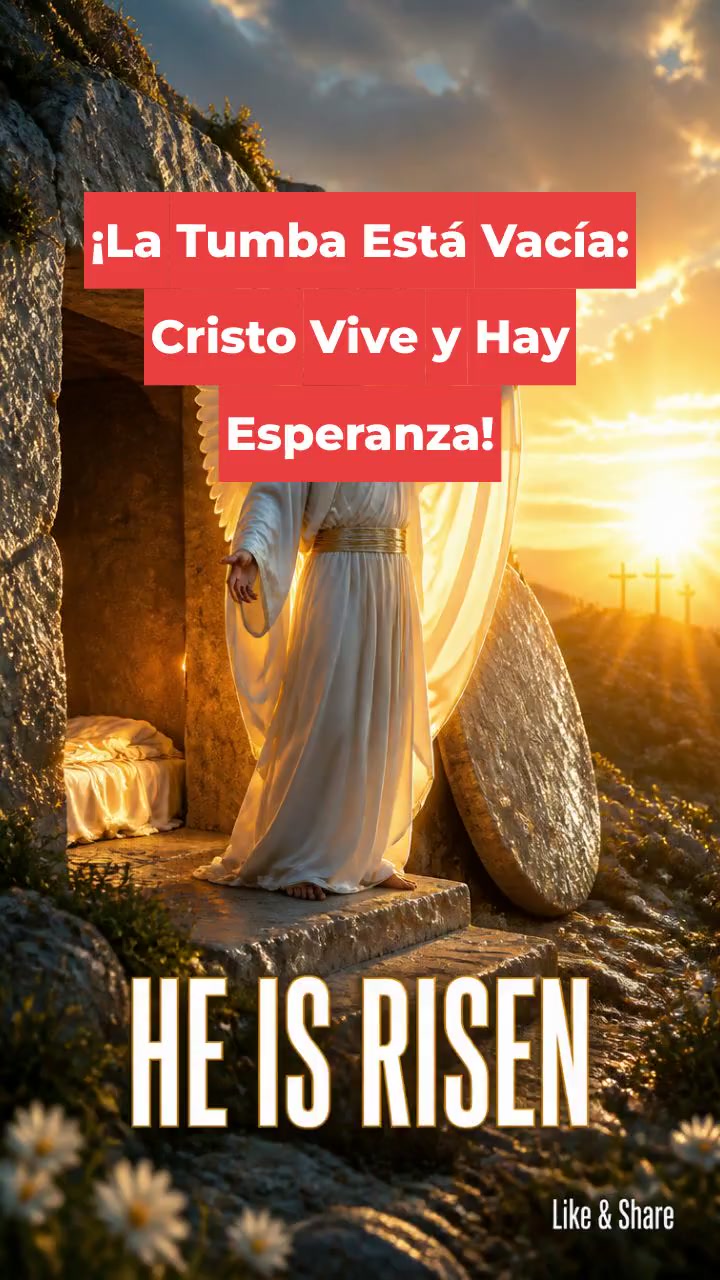¡La Tumba Está Vacía: Cristo Vive y Hay Esperanza!