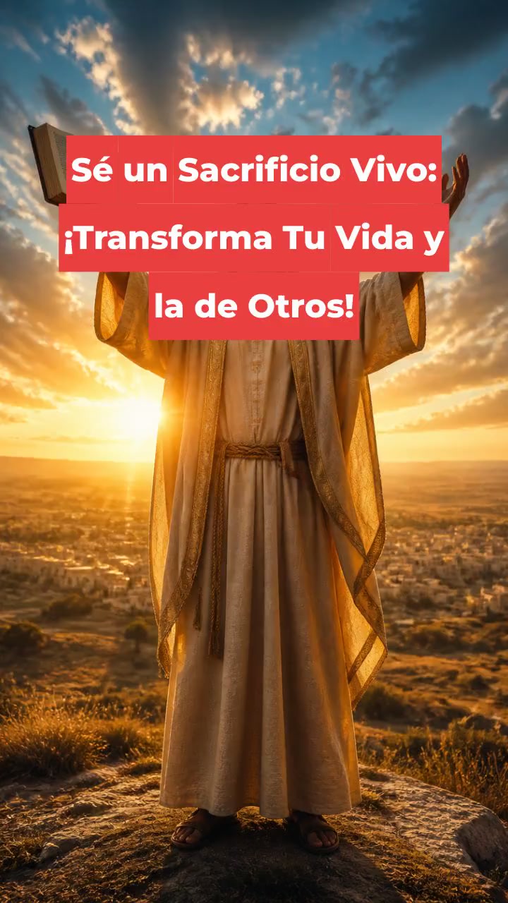 Sé un Sacrificio Vivo: ¡Transforma Tu Vida y la de Otros!