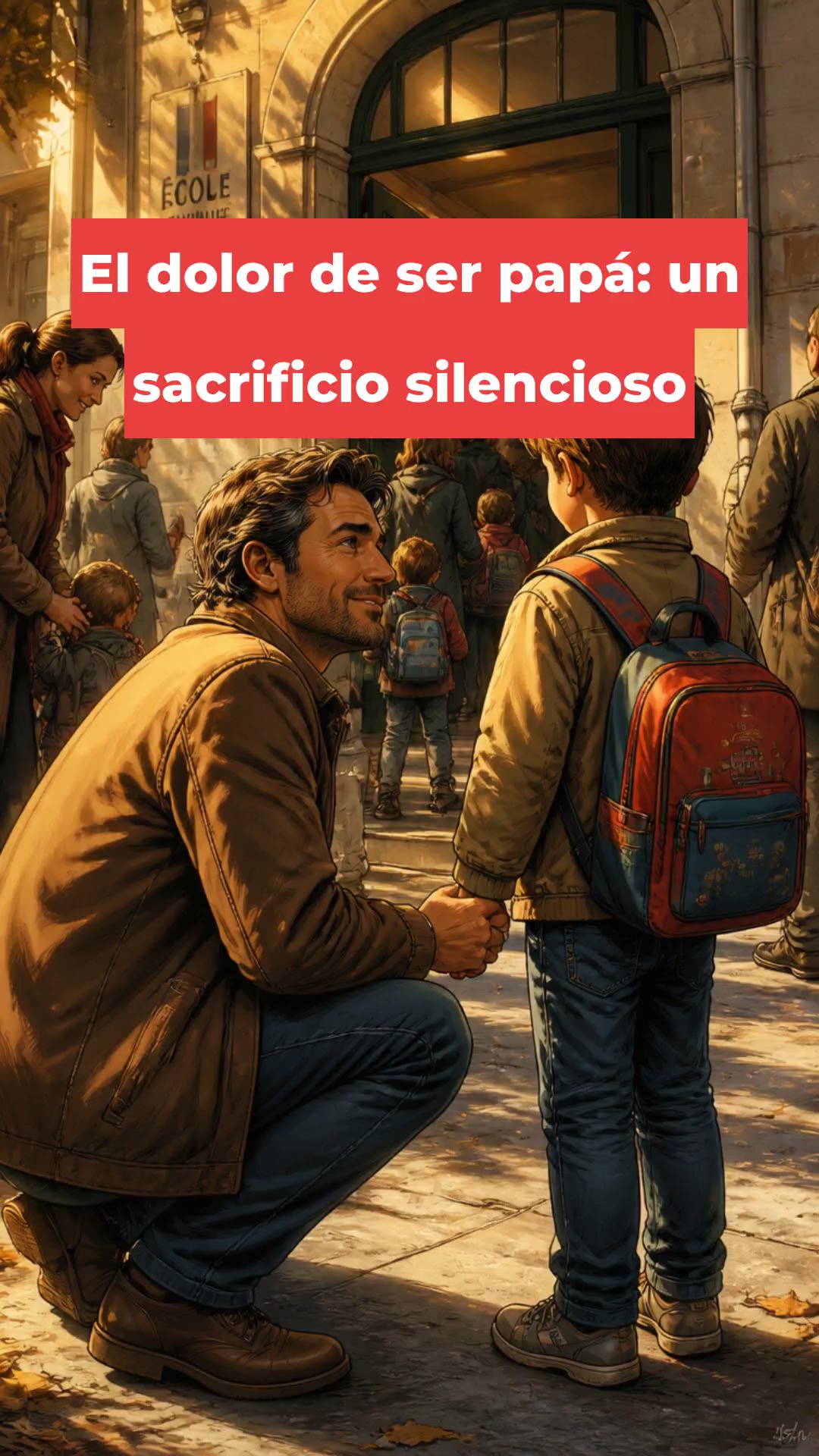 El dolor de ser papá: un sacrificio silencioso