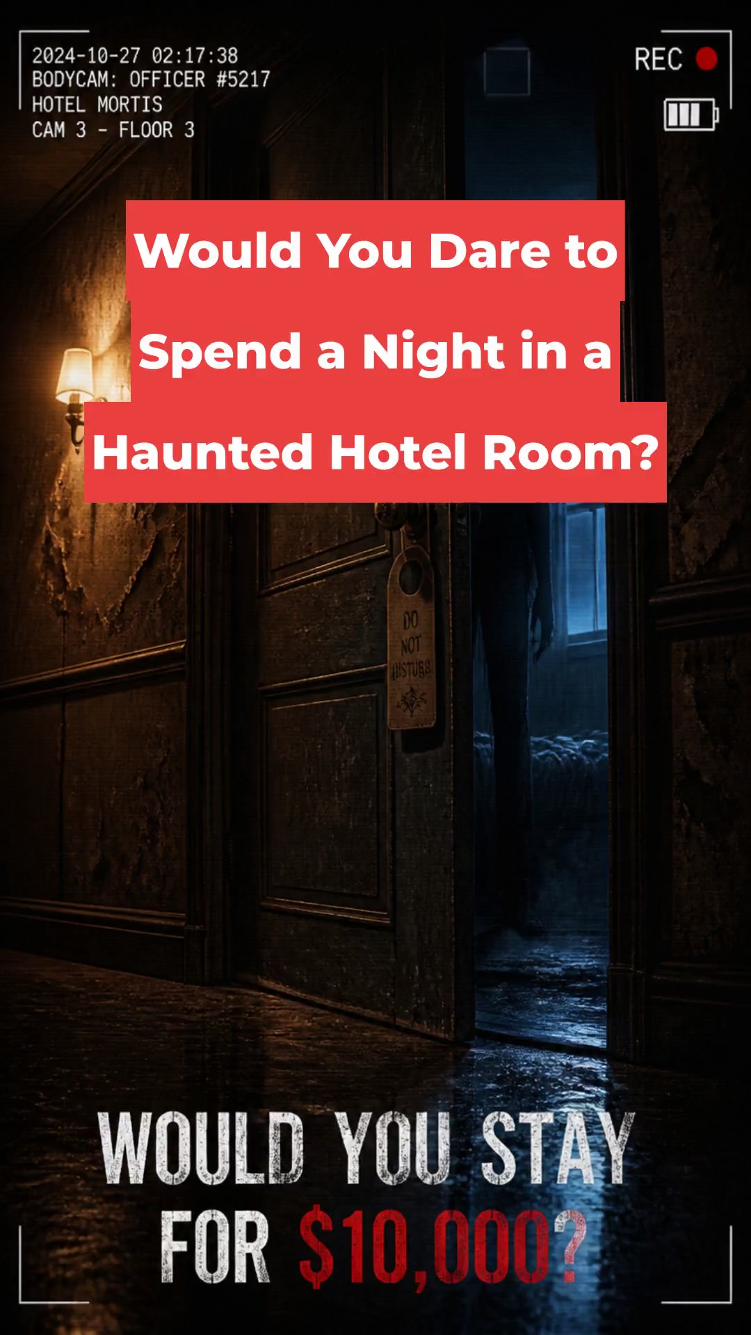 Would You Dare to Spend a Night in a Haunted Hotel Room?