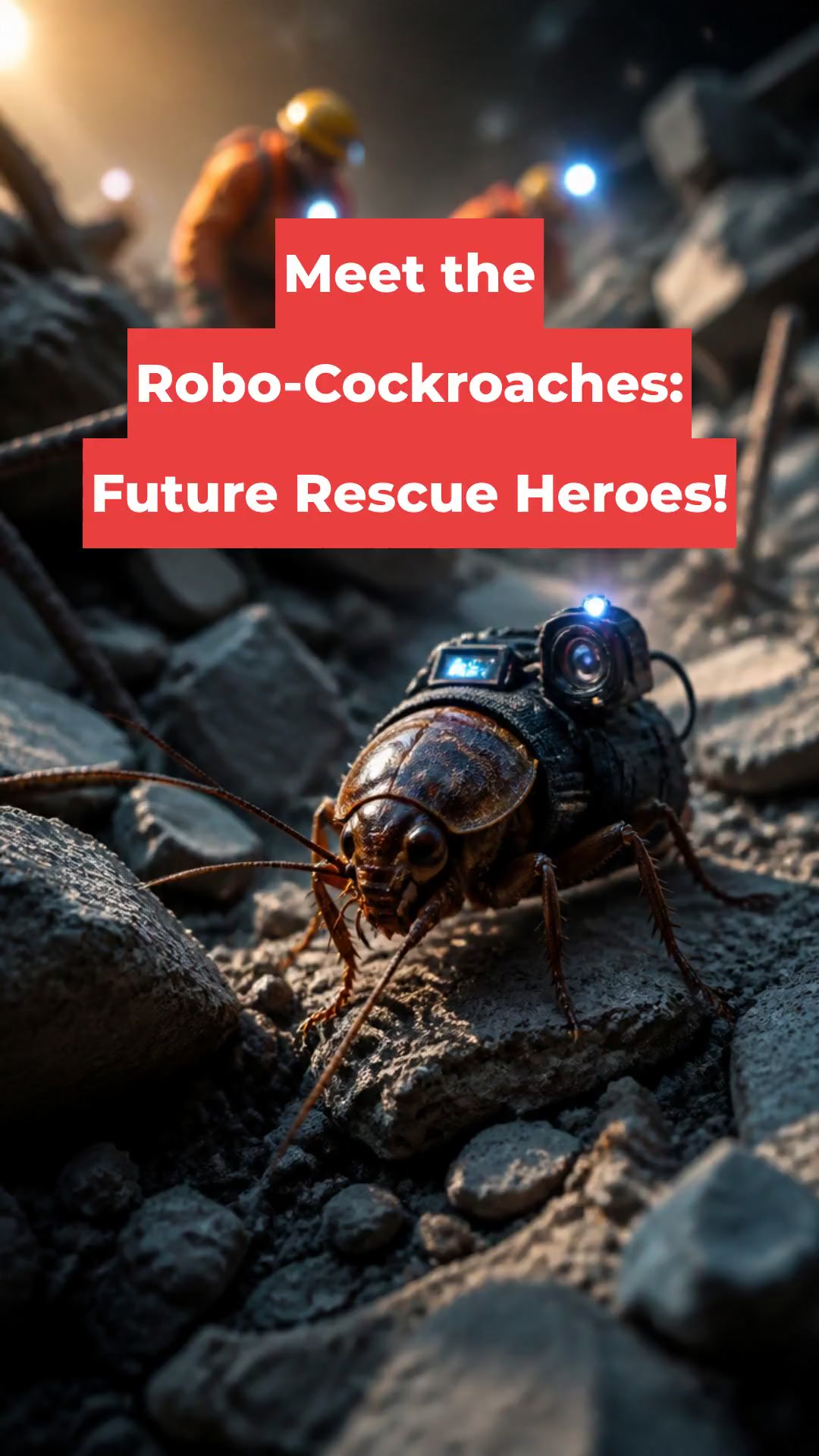 Meet the Robo-Cockroaches: Future Rescue Heroes!