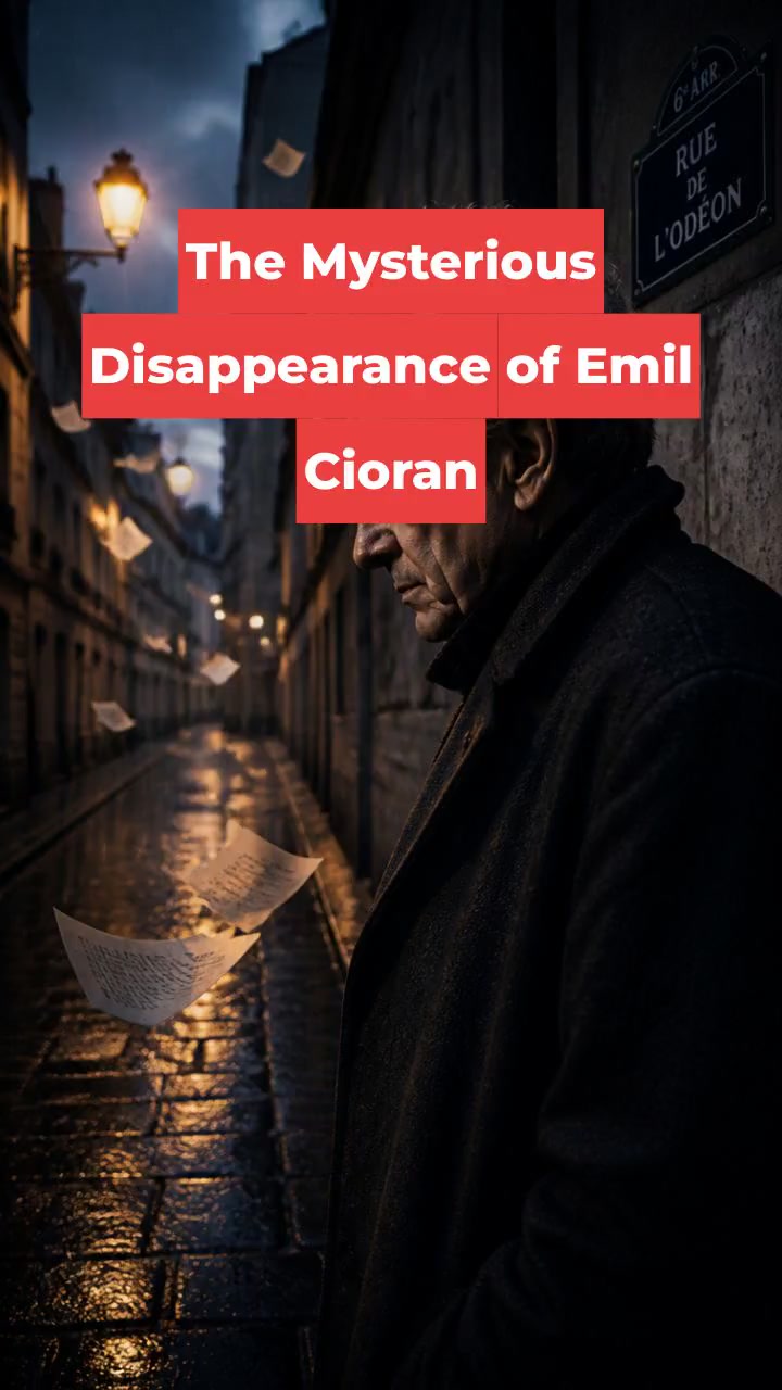 The Mysterious Disappearance of Emil Cioran