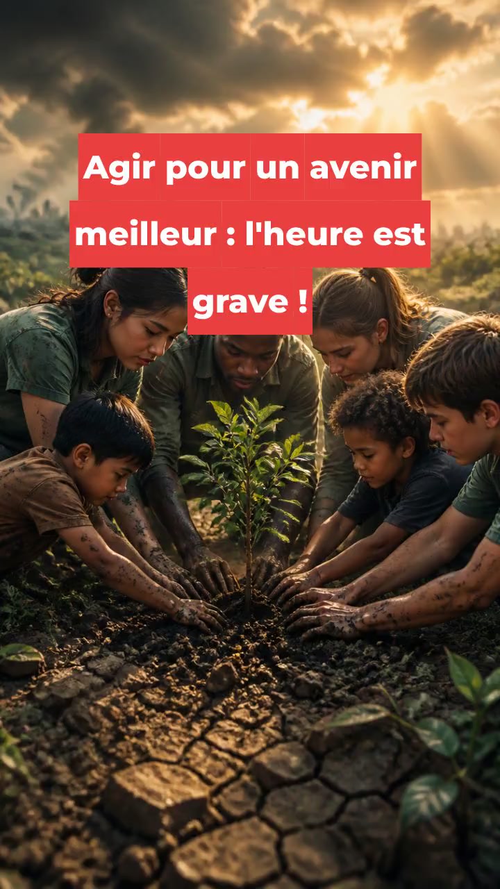Agir pour un avenir meilleur : l'heure est grave !
