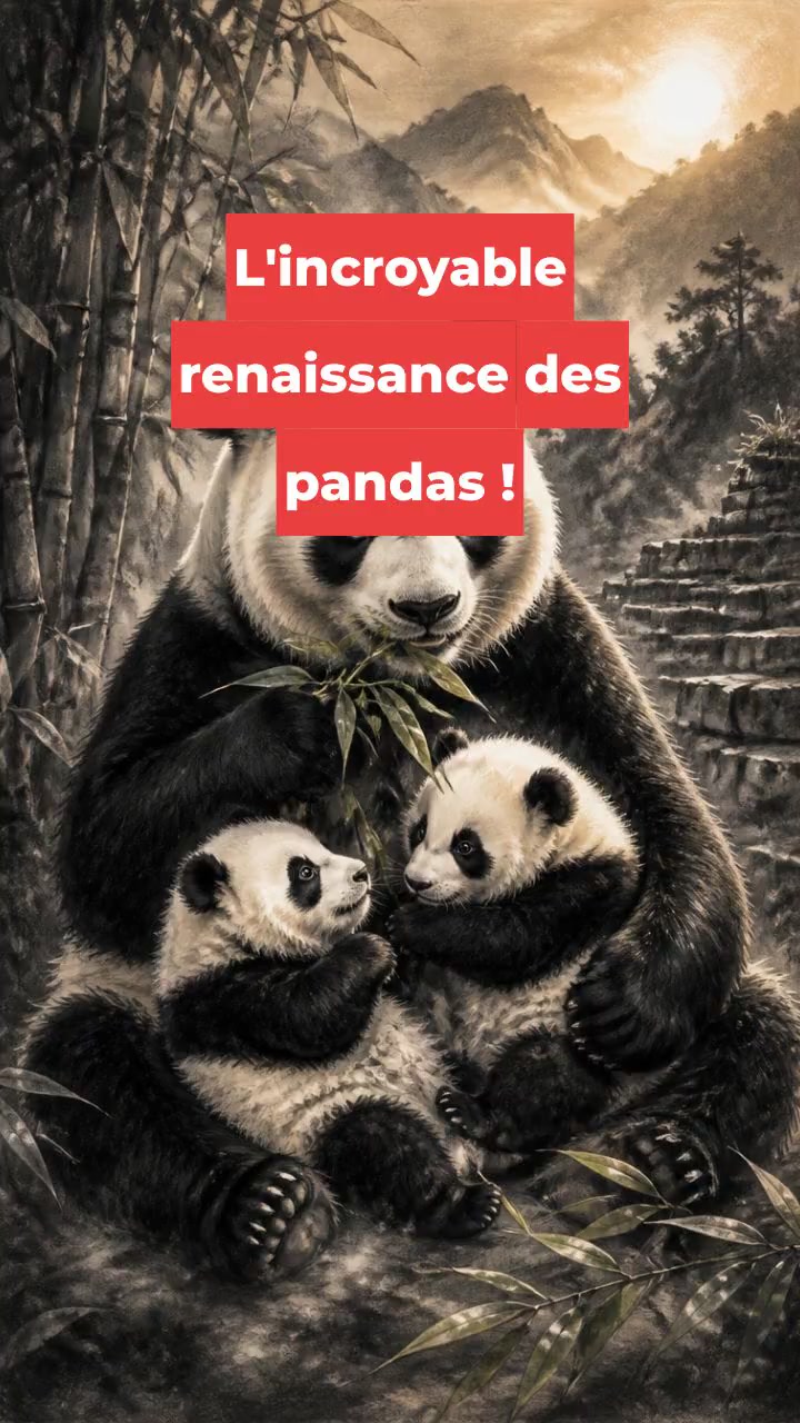 L'incroyable renaissance des pandas !