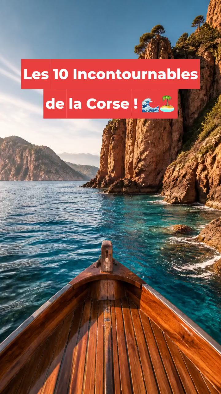 Les 10 Incontournables de la Corse ! 🌊🏝️