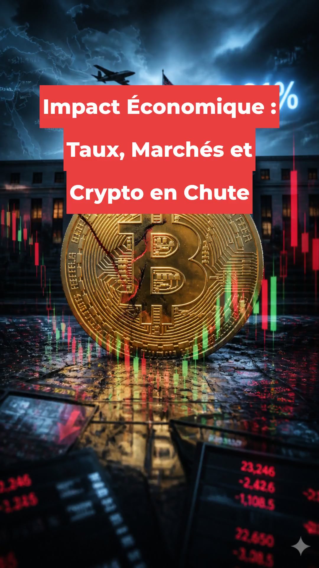Impact Économique : Taux, Marchés et Crypto en Chute