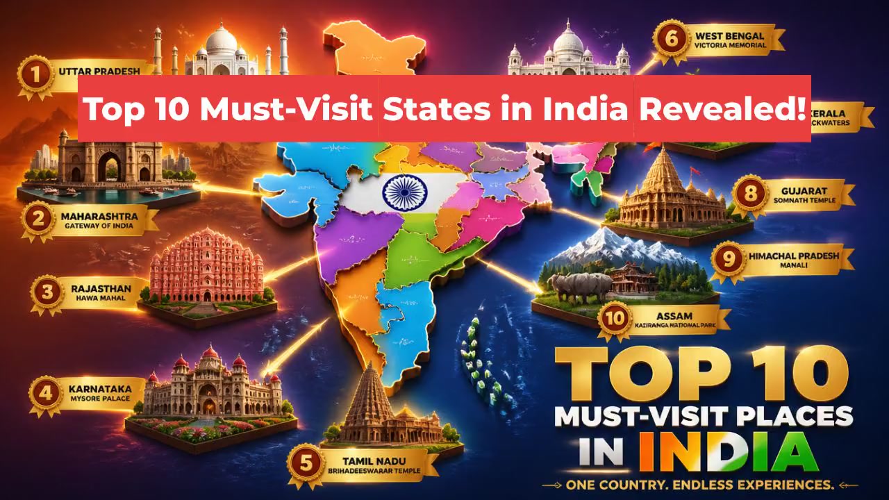 Top 10 Must-Visit States in India Revealed!