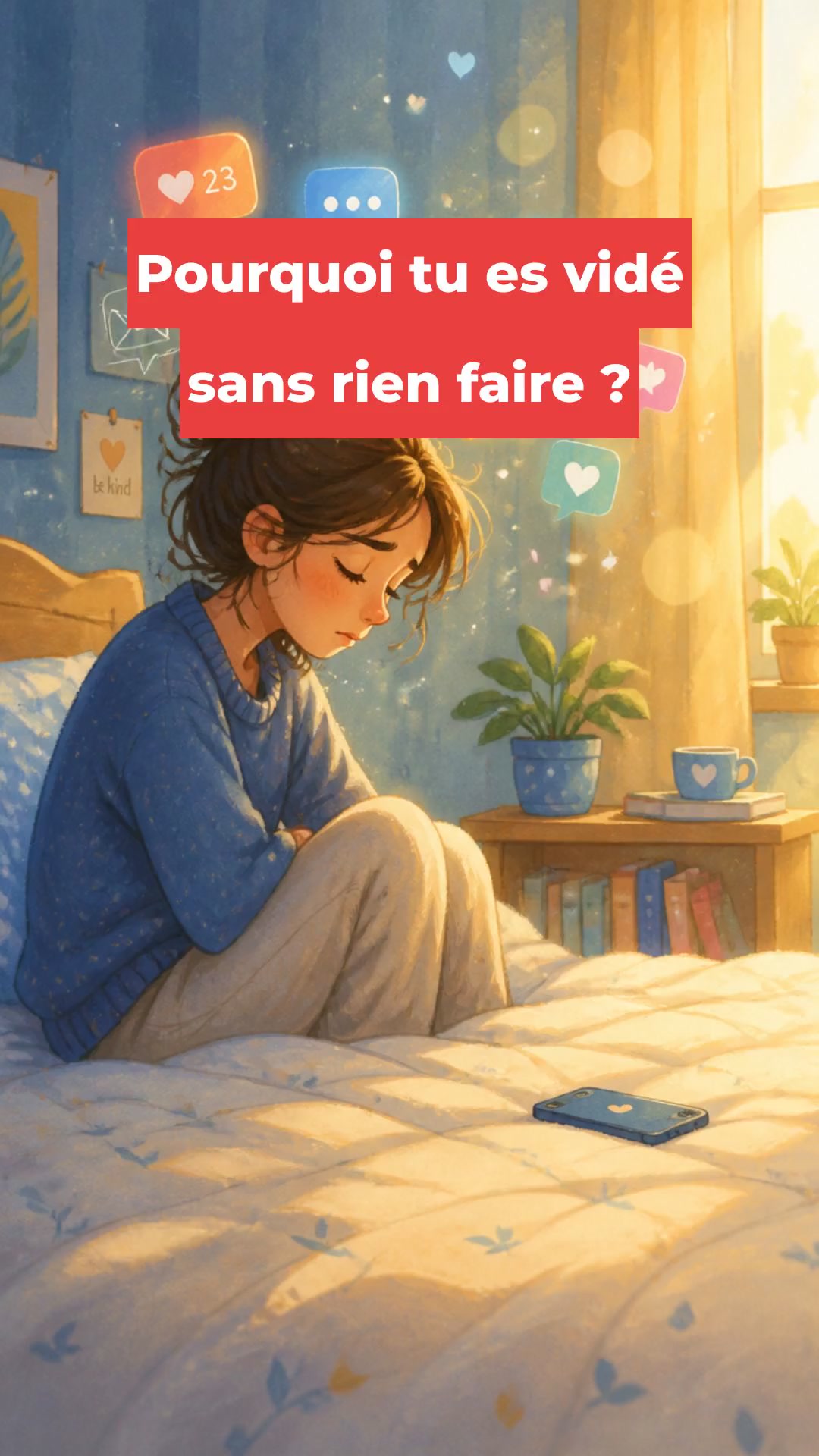 Pourquoi tu es vidé sans rien faire ?