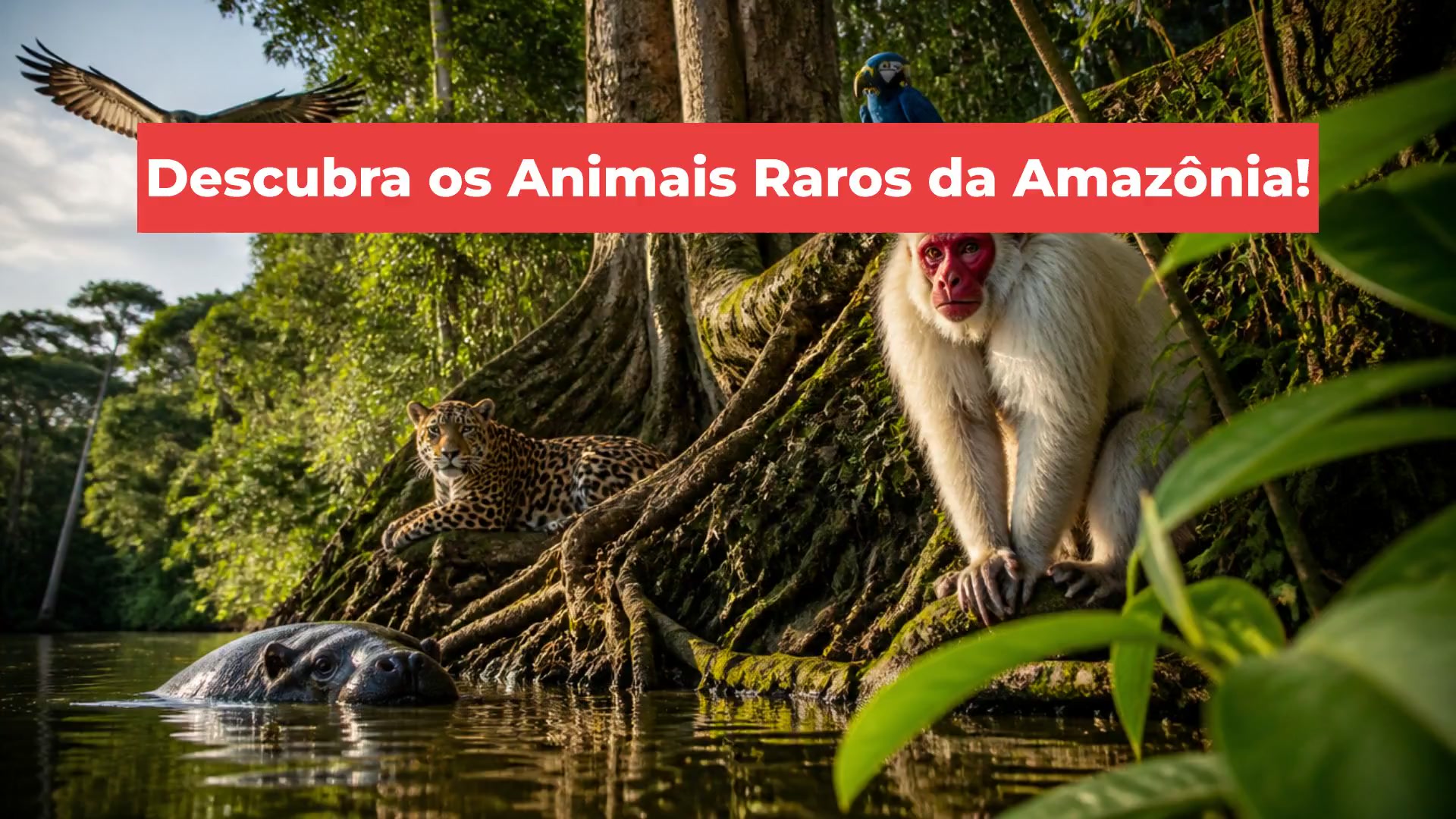 Descubra os Animais Raros da Amazônia!