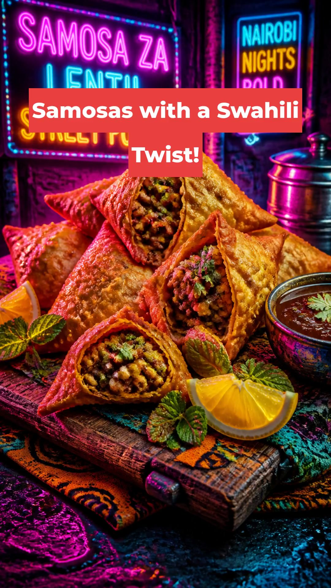 Samosas with a Swahili Twist!