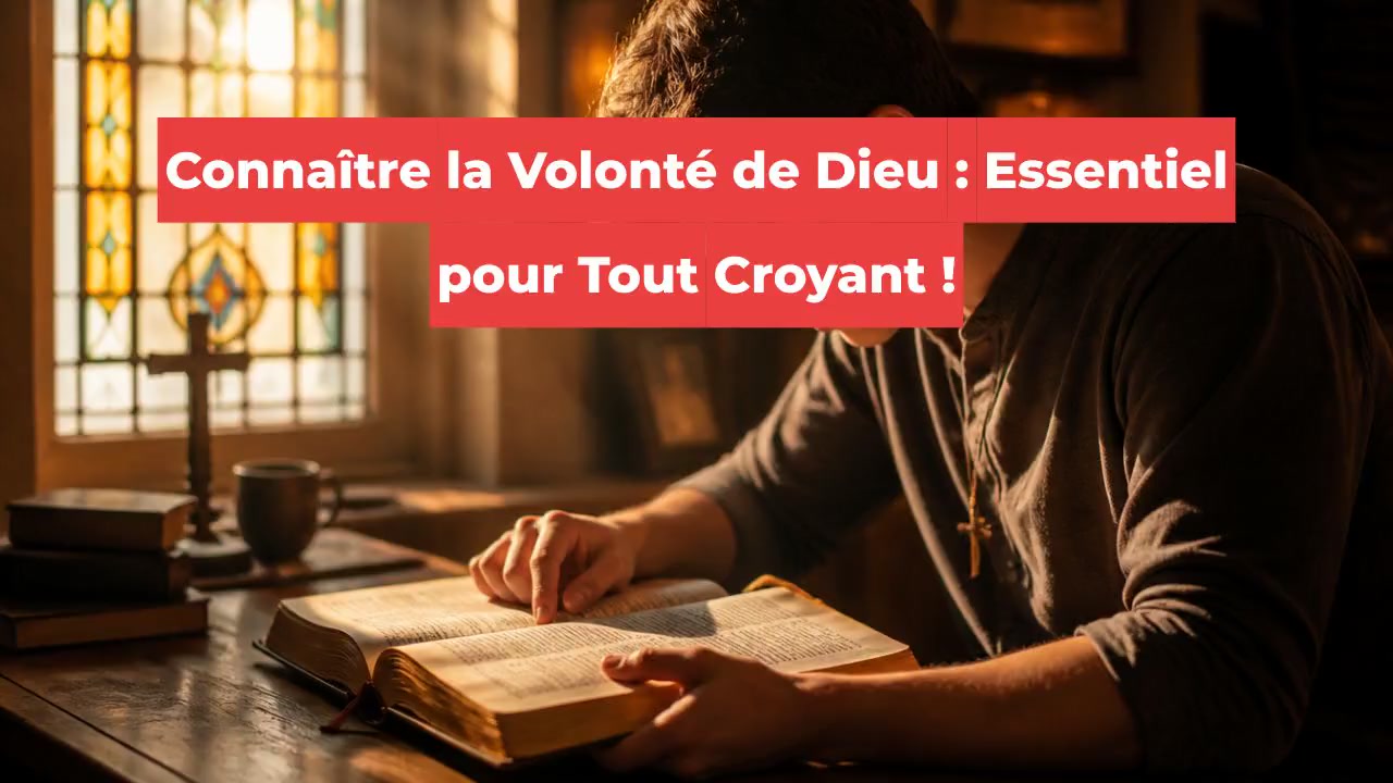 Connaître la Volonté de Dieu : Essentiel pour Tout Croyant !