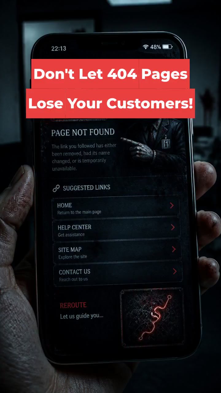 Don't Let 404 Pages Lose Your Customers!