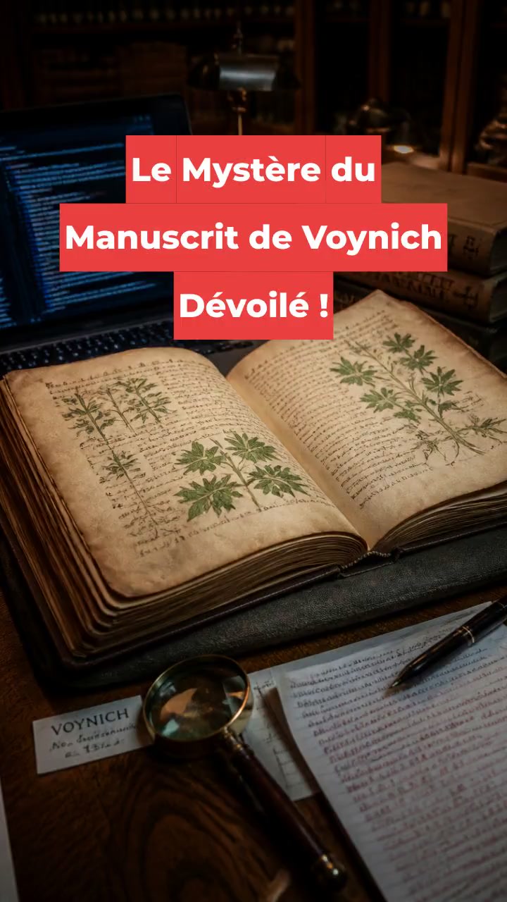 Le Mystère du Manuscrit de Voynich Dévoilé !