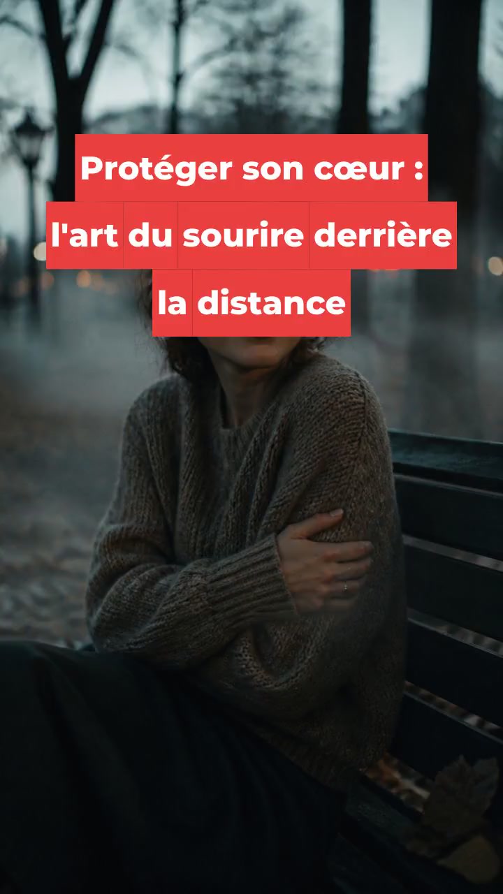 Protéger son cœur : l'art du sourire derrière la distance