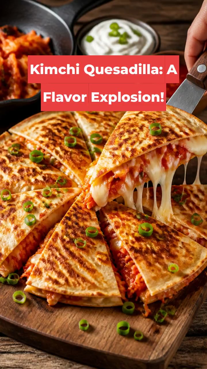 Kimchi Quesadilla: A Flavor Explosion!