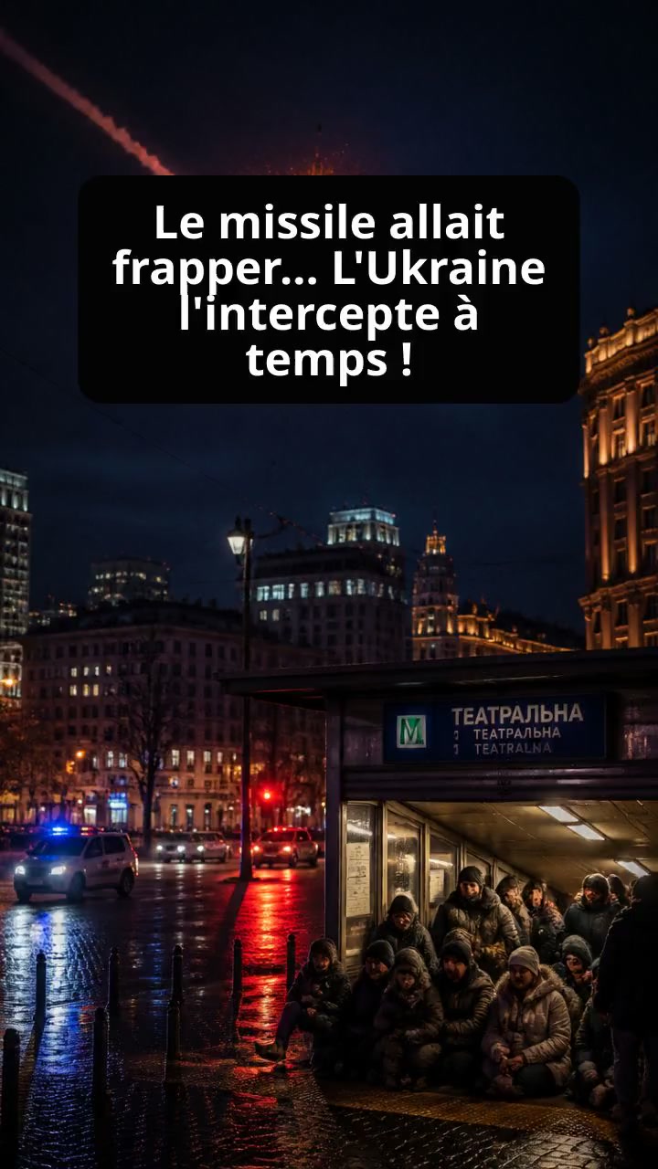 Le missile allait frapper… L'Ukraine l'intercepte à temps !