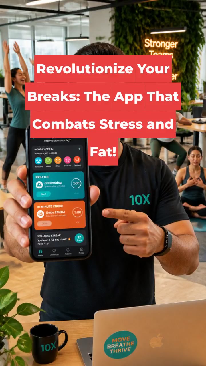 Revolutionize Your Breaks: The App That Combats Stress and Fat!