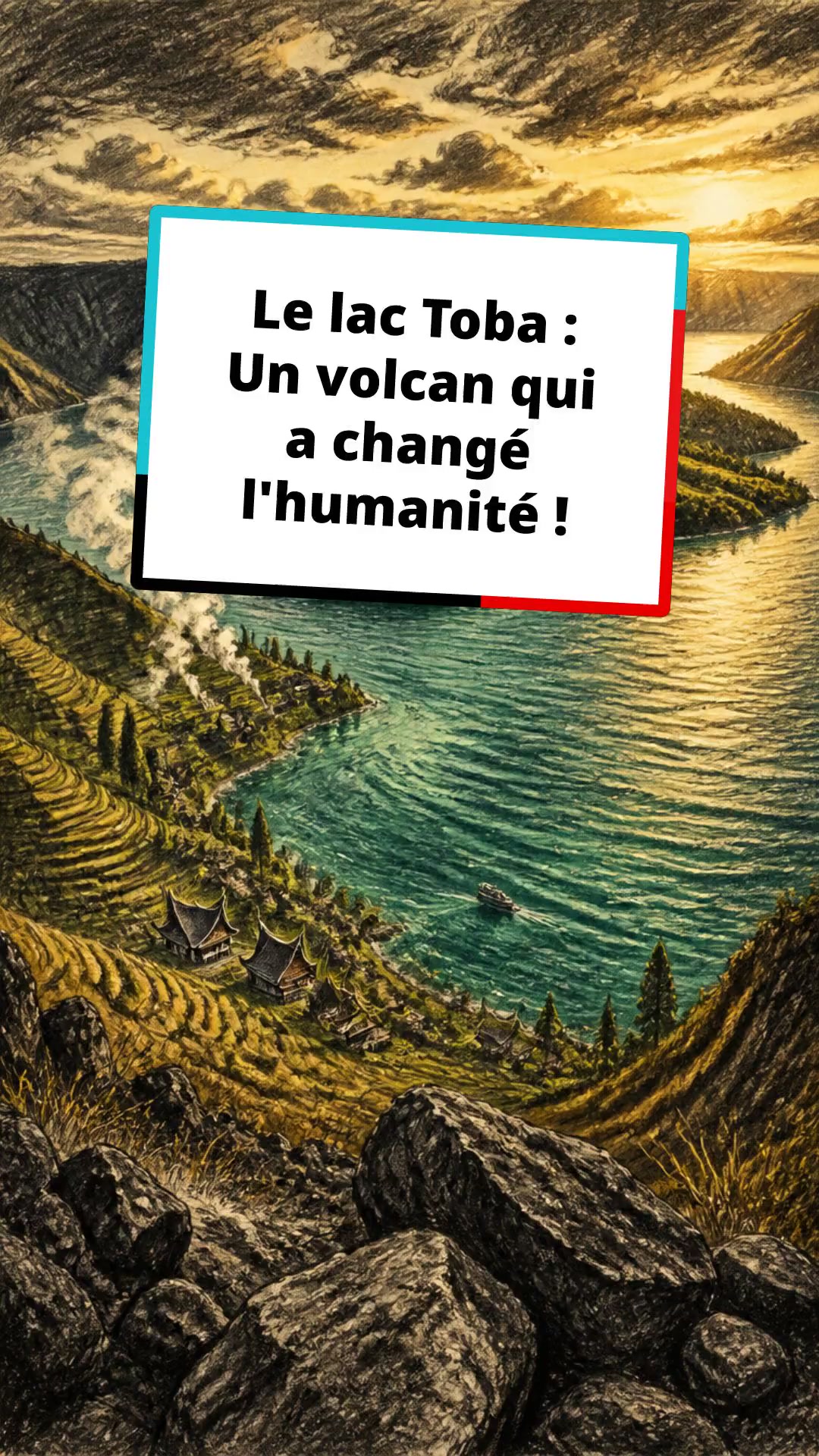 Le lac Toba : Un volcan qui a changé l'humanité !