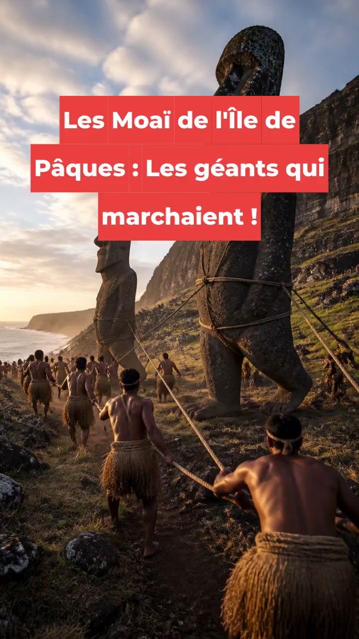 Les Moaï de l'Île de Pâques : Les géants qui marchaient !
