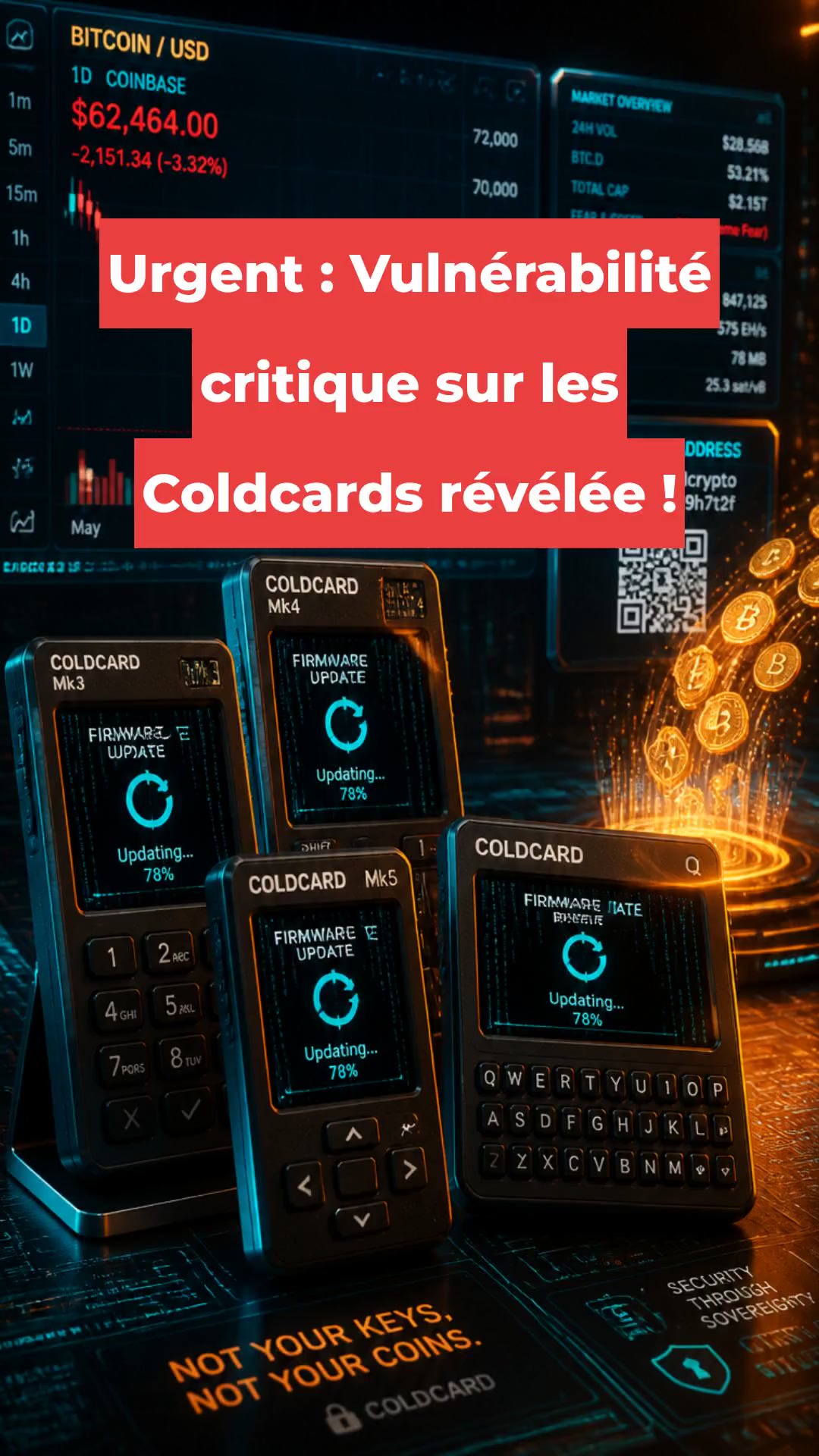 Urgent : Vulnérabilité critique sur les Coldcards révélée !