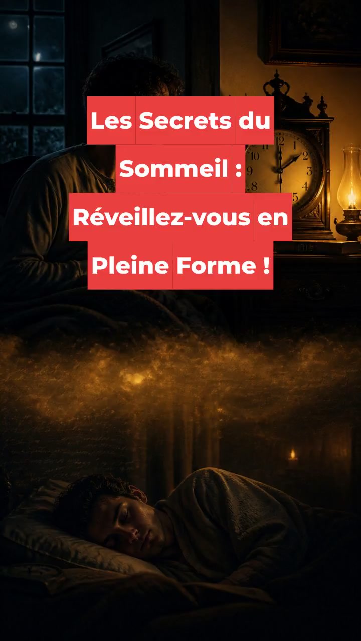 Les Secrets du Sommeil : Réveillez-vous en Pleine Forme !