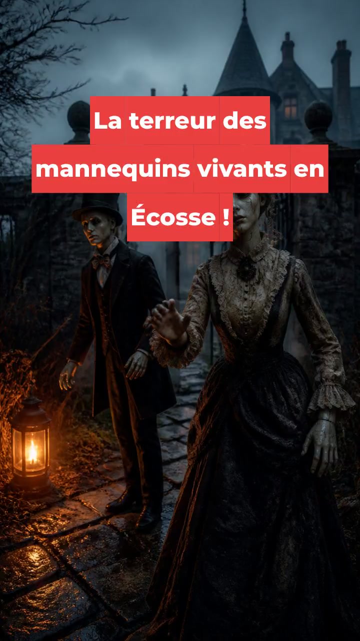 La terreur des mannequins vivants en Écosse !