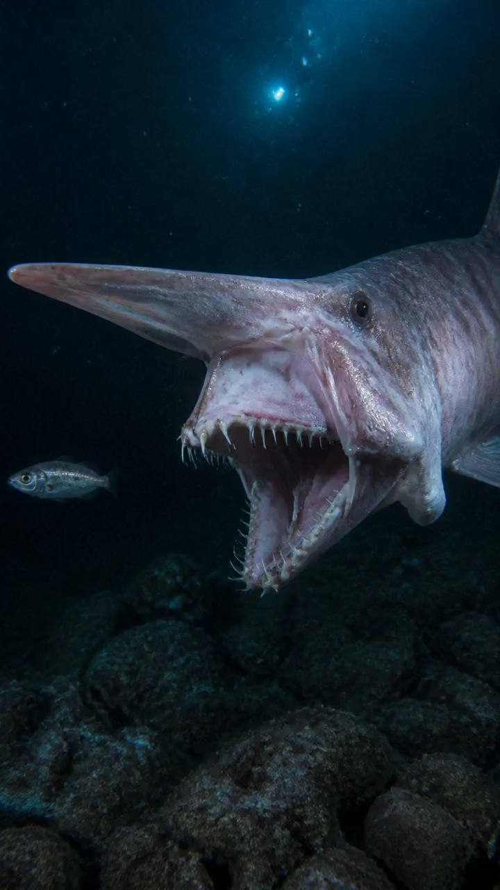 This Shark looks like An alien!