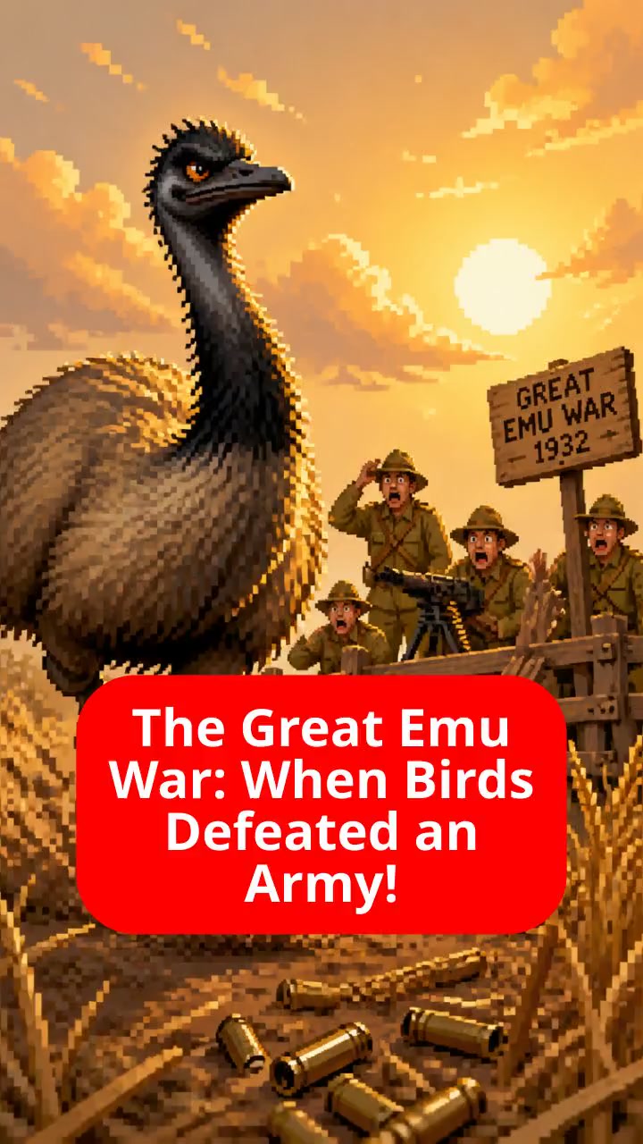 The Great Emu War: When Birds Defeated an Army!
