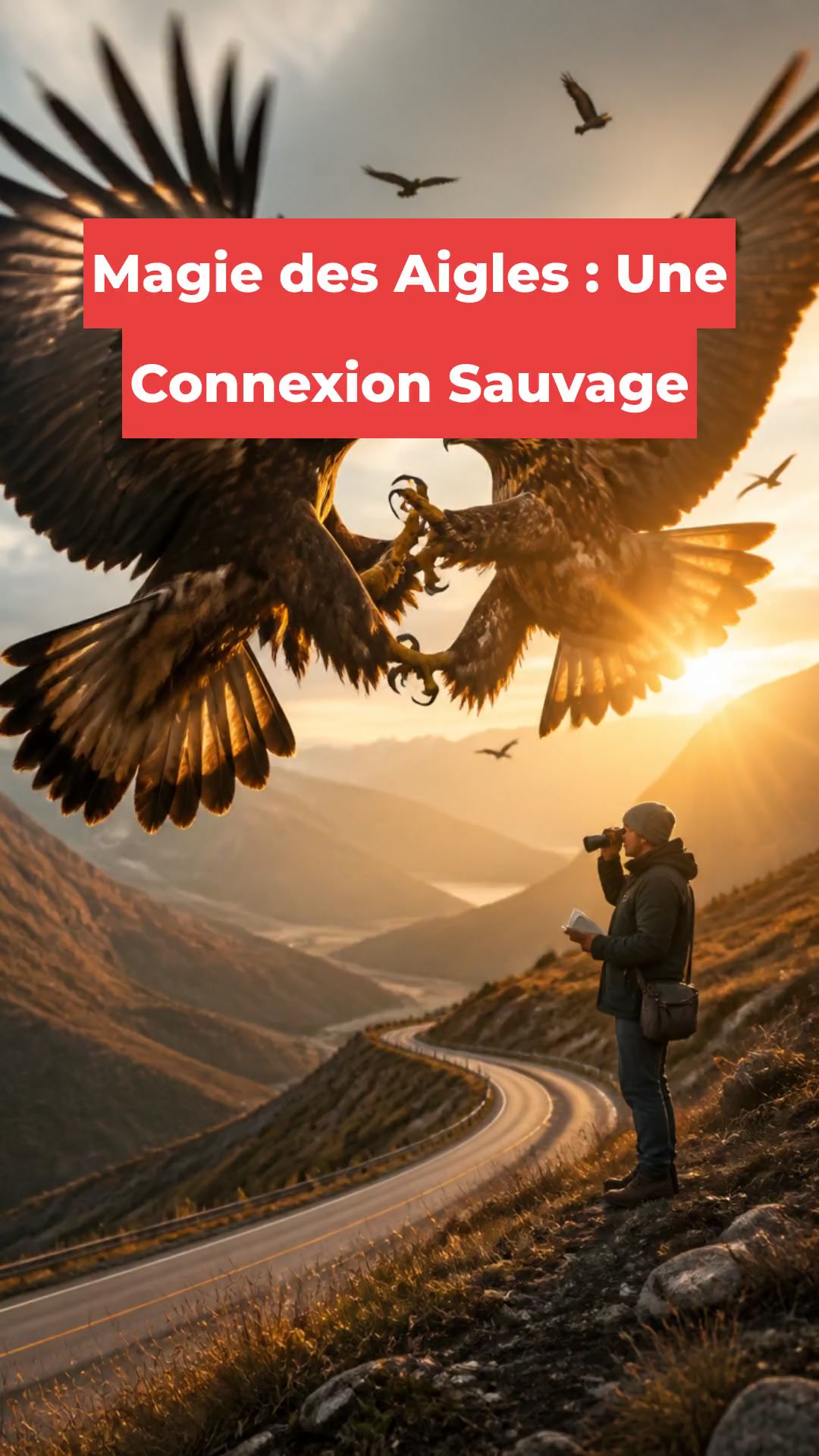 Magie des Aigles : Une Connexion Sauvage