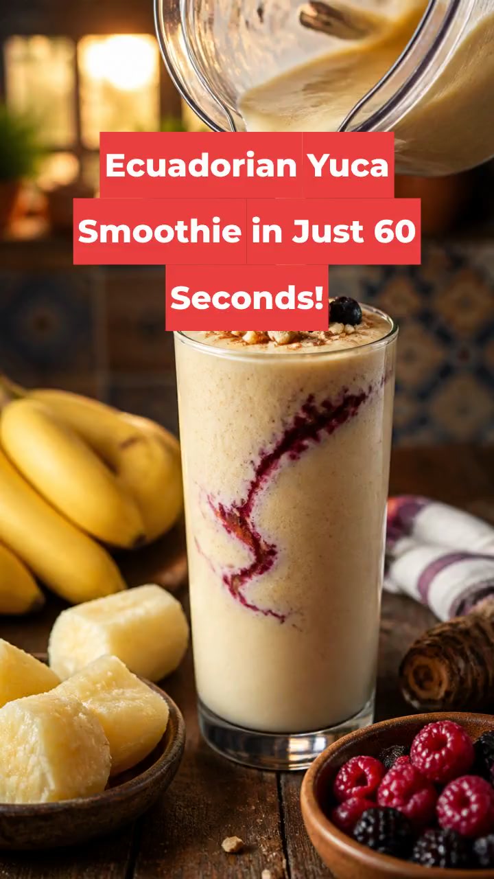 Ecuadorian Yuca Smoothie in Just 60 Seconds!